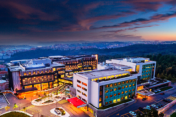 exterior centro médico en Turquía