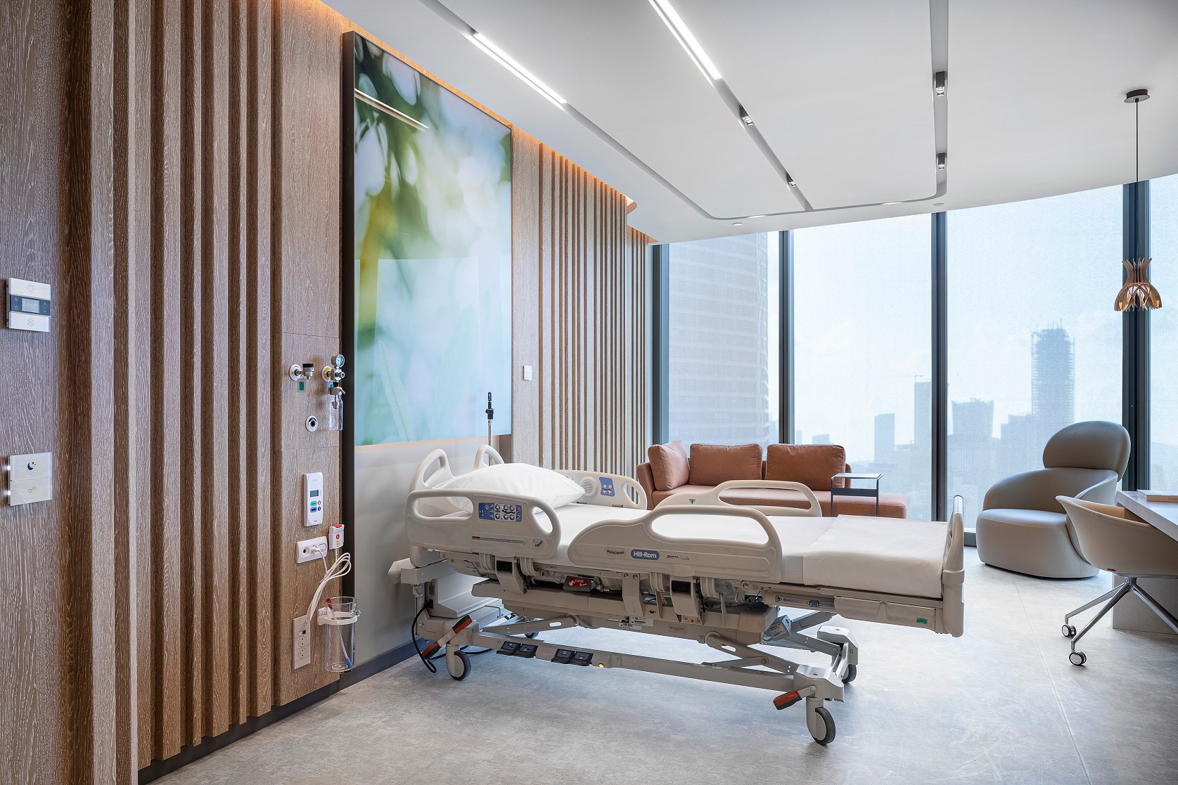 habitación del centro médico